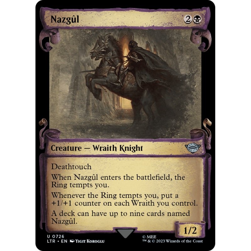 Nazgul (0726) [The Lord of the Rings: Tales of Middle-Earth Showcase Scrolls]
