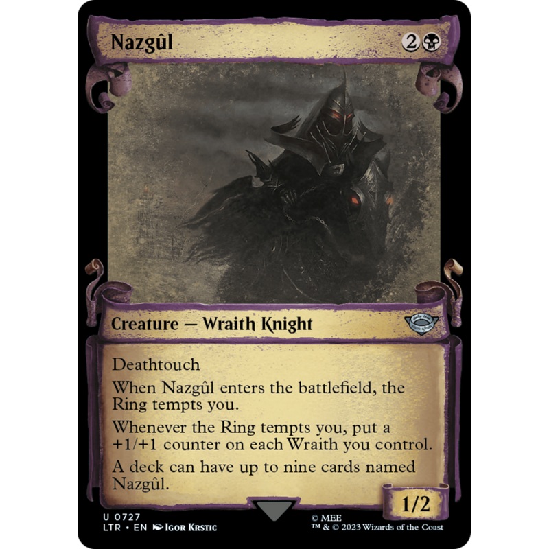 Nazgul (0727) [The Lord of the Rings: Tales of Middle-Earth Showcase Scrolls]