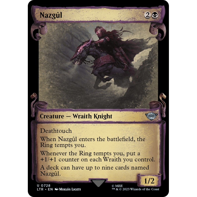 Nazgul (0728) [The Lord of the Rings: Tales of Middle-Earth Showcase Scrolls]