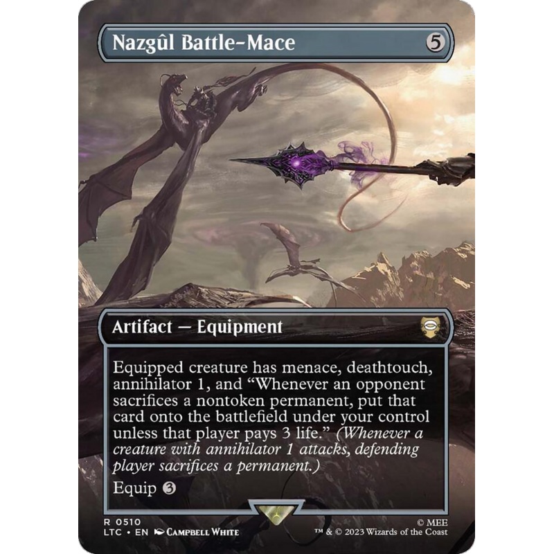 Nazgul Battle-Mace (Borderless) [The Lord of the Rings: Tales of Middle-Earth Commander]