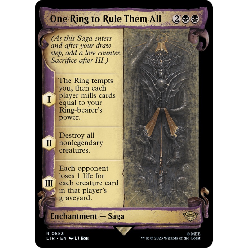 One Ring to Rule Them All [The Lord of the Rings: Tales of Middle-Earth Showcase Scrolls]