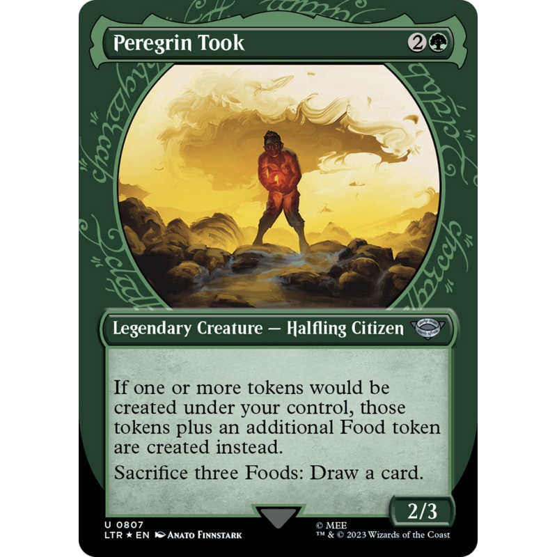 Peregrin Took (Showcase) (Surge Foil) [The Lord of the Rings: Tales of Middle-Earth]