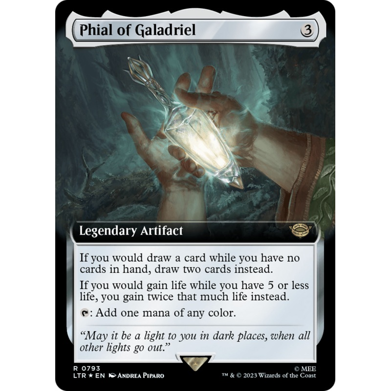 Phial of Galadriel (Extended Art) (Surge Foil) [The Lord of the Rings: Tales of Middle-Earth]
