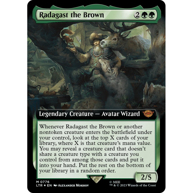 Radagast the Brown (Extended Art) (Surge Foil) [The Lord of the Rings: Tales of Middle-Earth]