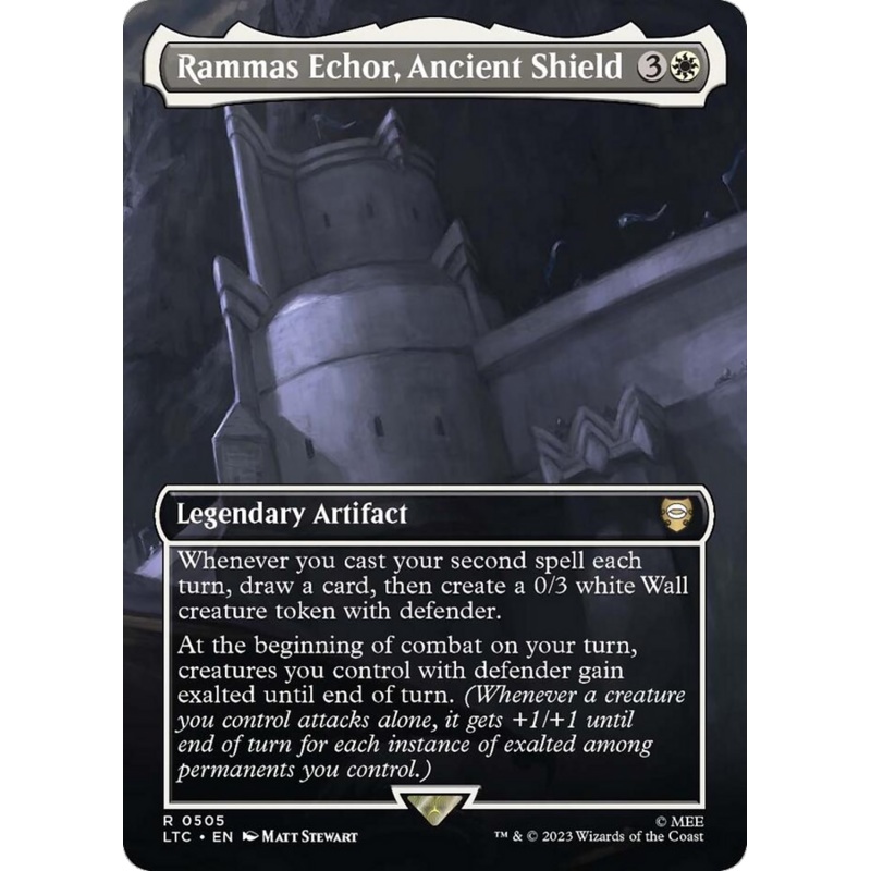 Rammas Echor, Ancient Shield (Borderless) [The Lord of the Rings: Tales of Middle-Earth Commander]