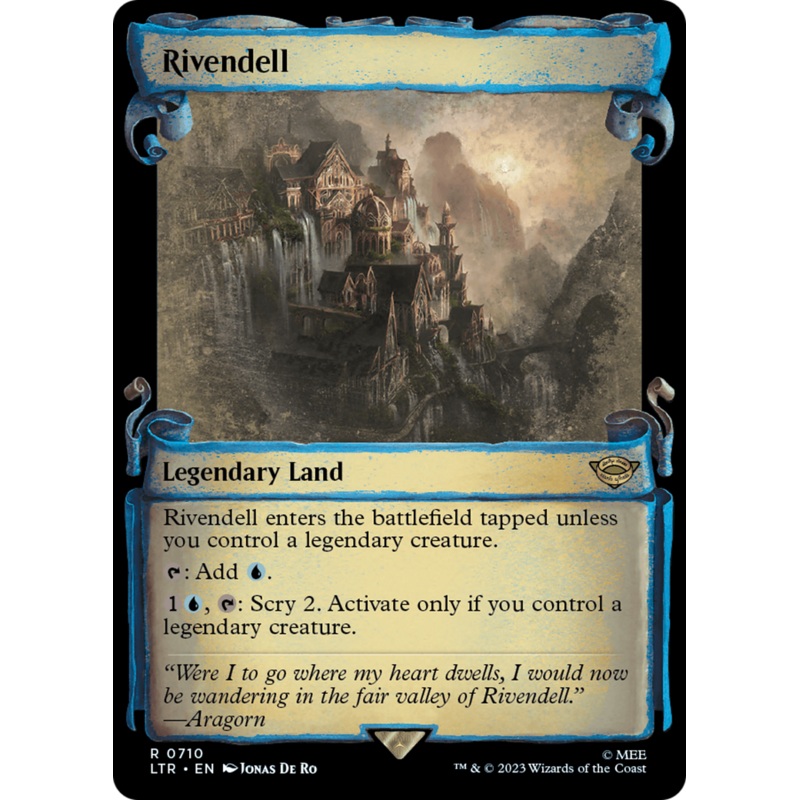 Rivendell [The Lord of the Rings: Tales of Middle-Earth Showcase Scrolls]