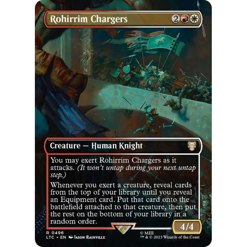 Rohirrim Chargers (Borderless) [The Lord of the Rings: Tales of Middle-Earth Commander]