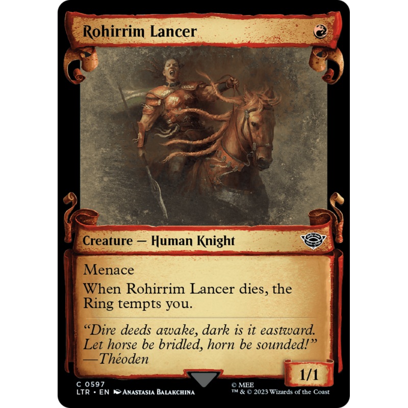 Rohirrim Lancer [The Lord of the Rings: Tales of Middle-Earth Showcase Scrolls]