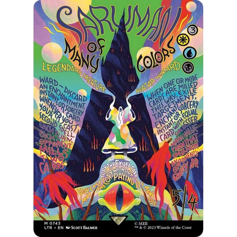 Saruman of Many Colors (Borderless Poster) [The Lord of the Rings: Tales of Middle-Earth]