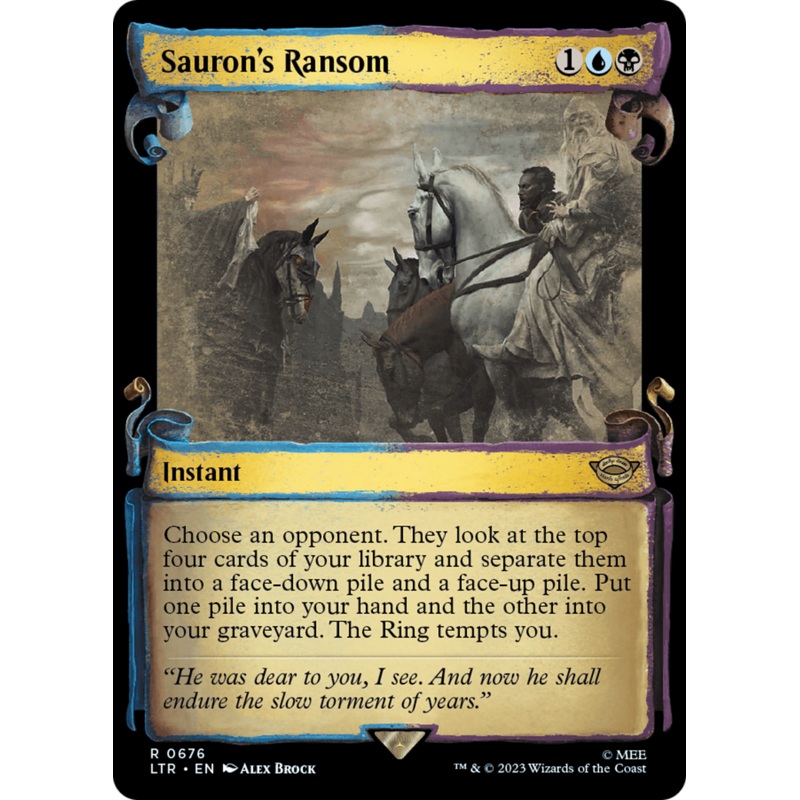 Sauron's Ransom [The Lord of the Rings: Tales of Middle-Earth Showcase Scrolls]