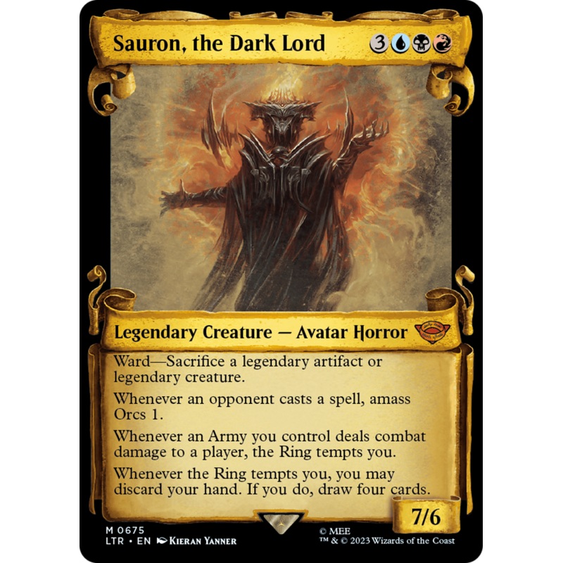 Sauron, the Dark Lord [The Lord of the Rings: Tales of Middle-Earth Showcase Scrolls]