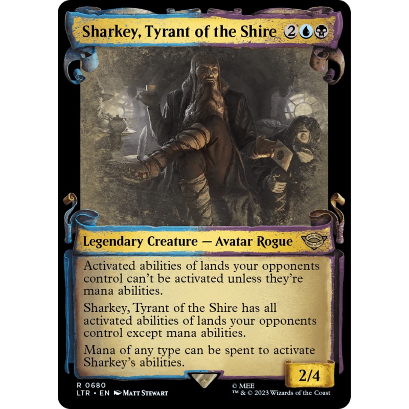 Sharkey, Tyrant of the Shire [The Lord of the Rings: Tales of Middle-Earth Showcase Scrolls]