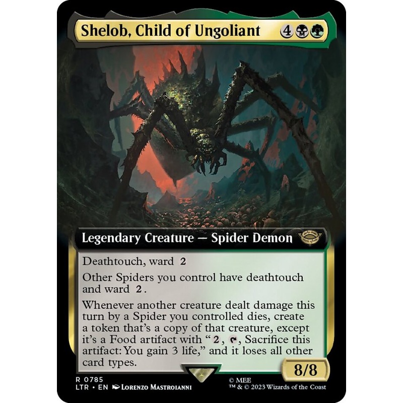 Shelob, Child of Ungoliant (Extended Art) (Surge Foil) [The Lord of the Rings: Tales of Middle-Earth]