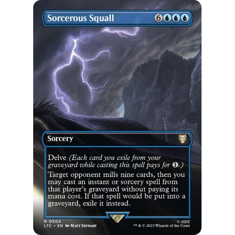 Sorcerous Squall (Borderless) [The Lord of the Rings: Tales of Middle-Earth Commander]