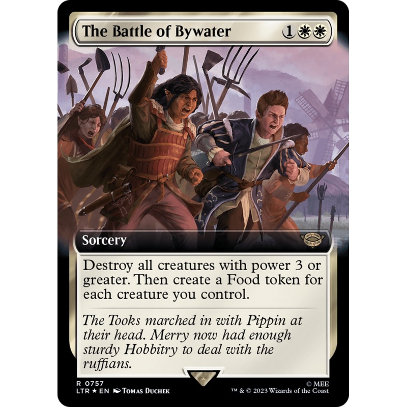 The Battle of Bywater (Extended Art) (Surge Foil) [The Lord of the Rings: Tales of Middle-Earth]