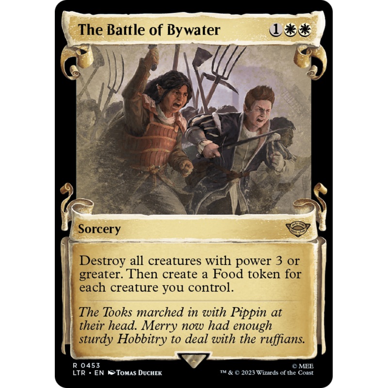 The Battle of Bywater [The Lord of the Rings: Tales of Middle-Earth Showcase Scrolls]