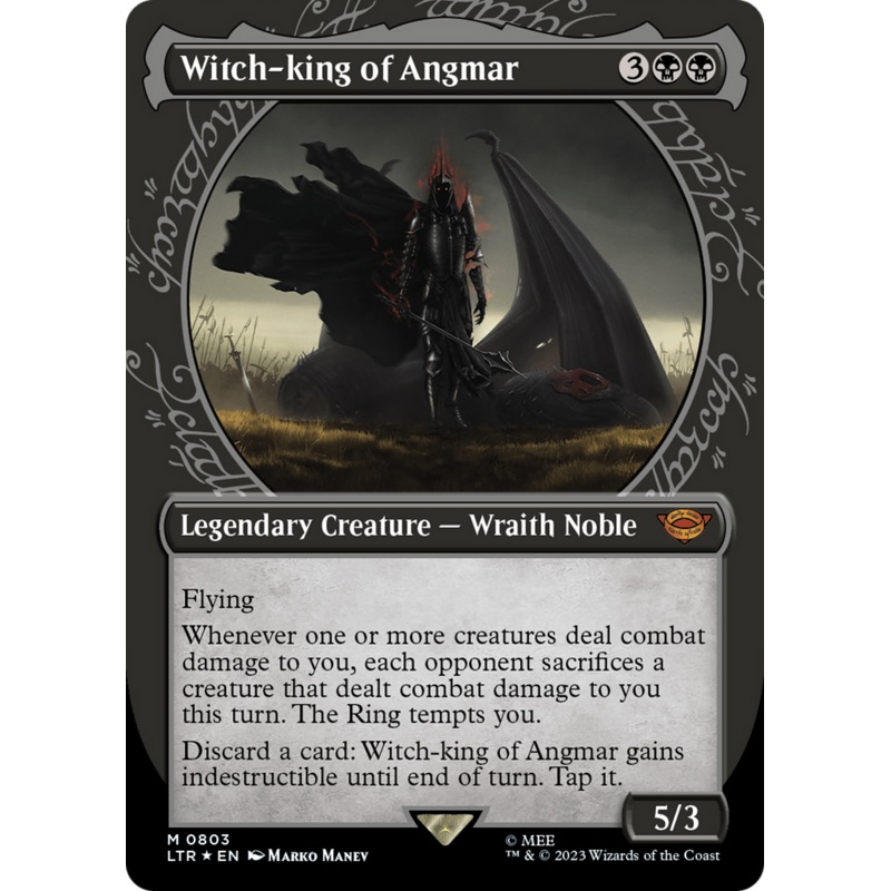 Witch-king of Angmar (Showcase) (Surge Foil) [The Lord of the Rings: Tales of Middle-Earth]