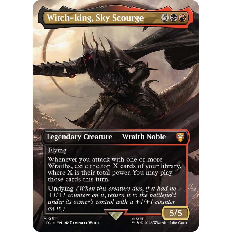 Witch-king, Sky Scourge (Borderless) [The Lord of the Rings: Tales of Middle-Earth Commander]