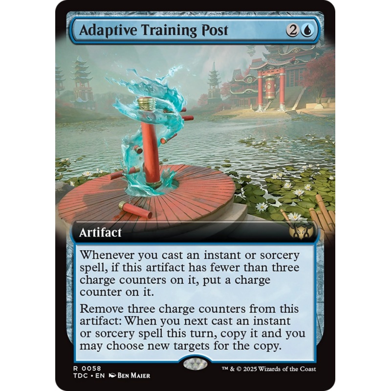 Adaptive Training Post (Extended Art) [Tarkir: Dragonstorm Commander]