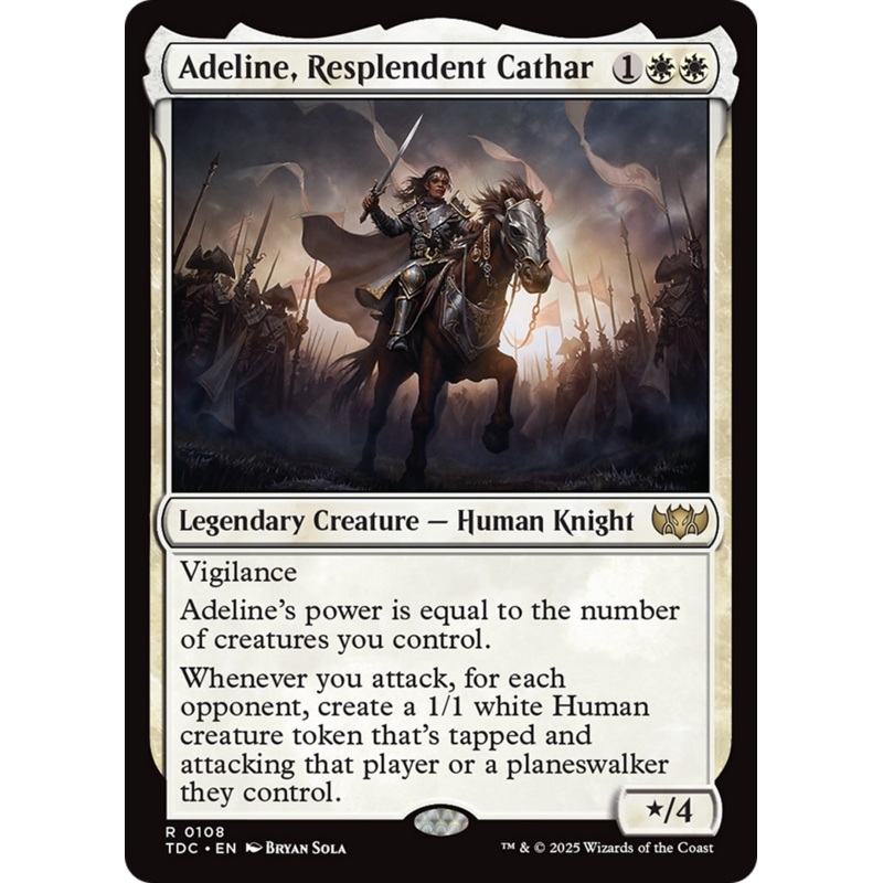 Adeline, Resplendent Cathar [Tarkir: Dragonstorm Commander]