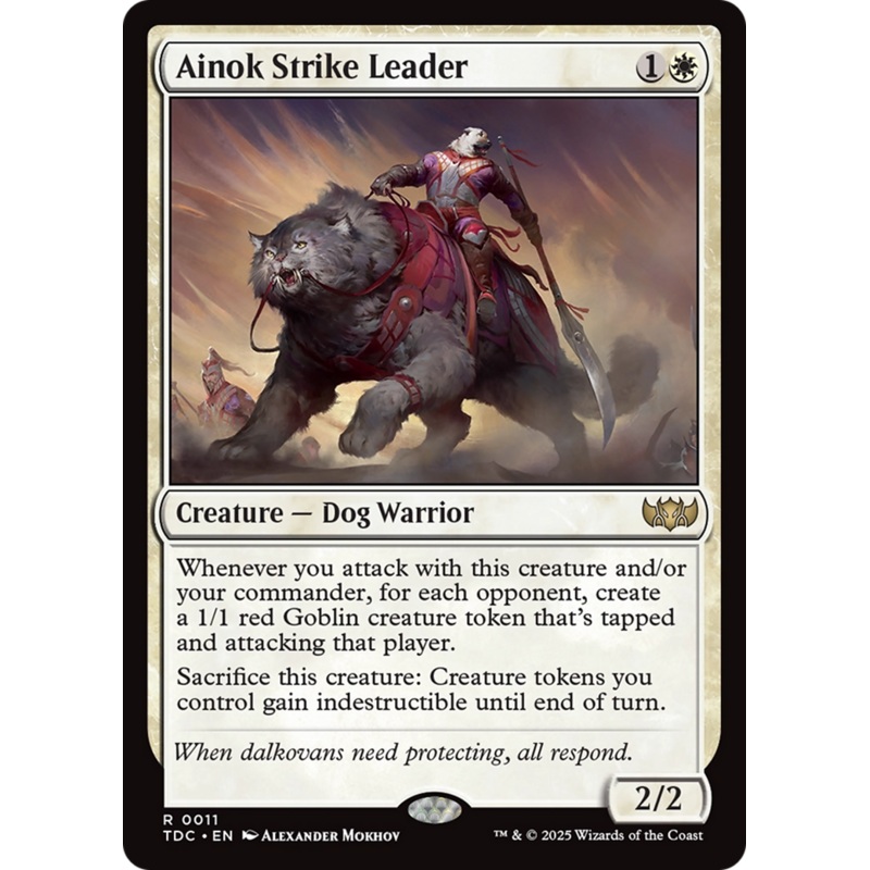 Ainok Strike Leader [Tarkir: Dragonstorm Commander]