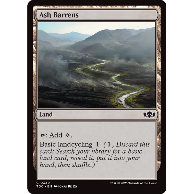Ash Barrens [Tarkir: Dragonstorm Commander]