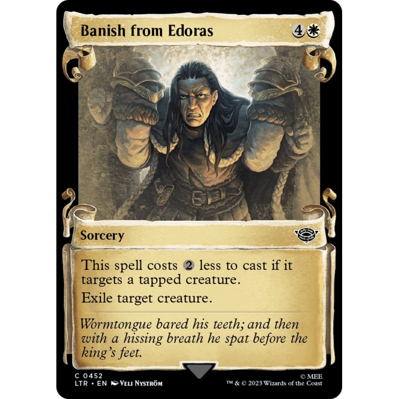Banish from Edoras [The Lord of the Rings: Tales of Middle-Earth Showcase Scrolls]