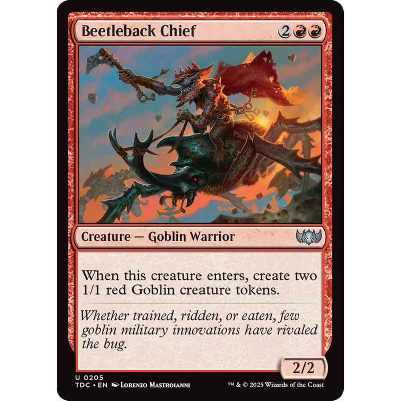 Beetleback Chief [Tarkir: Dragonstorm Commander]