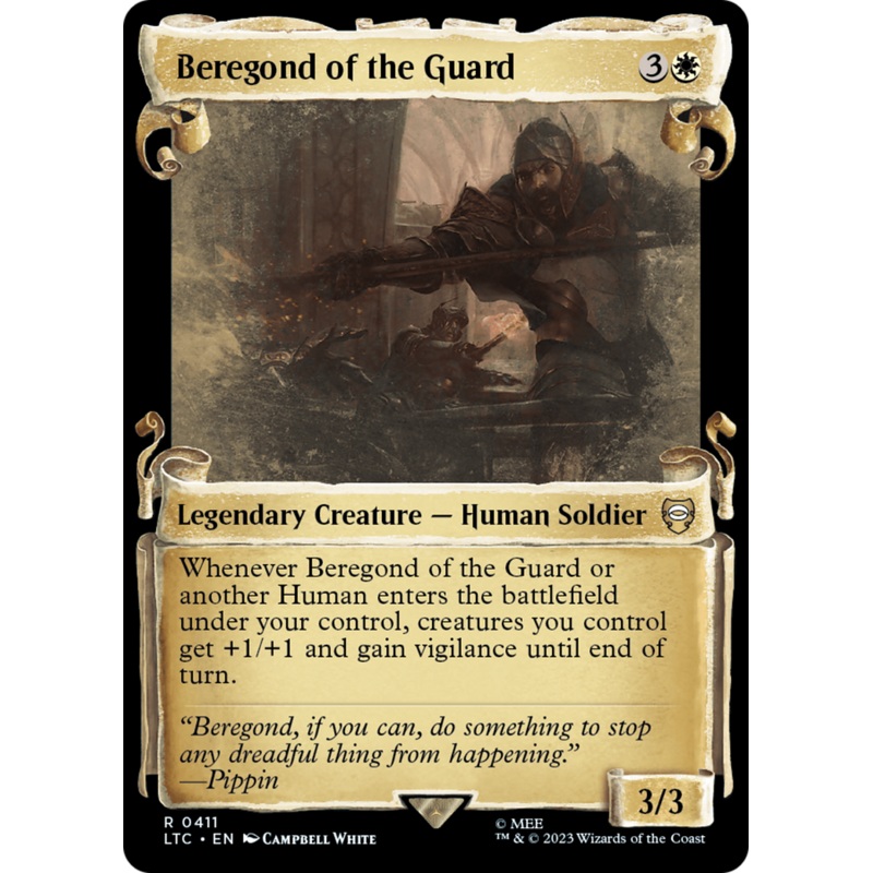 Beregond of the Guard [The Lord of the Rings: Tales of Middle-Earth Commander Showcase Scrolls]