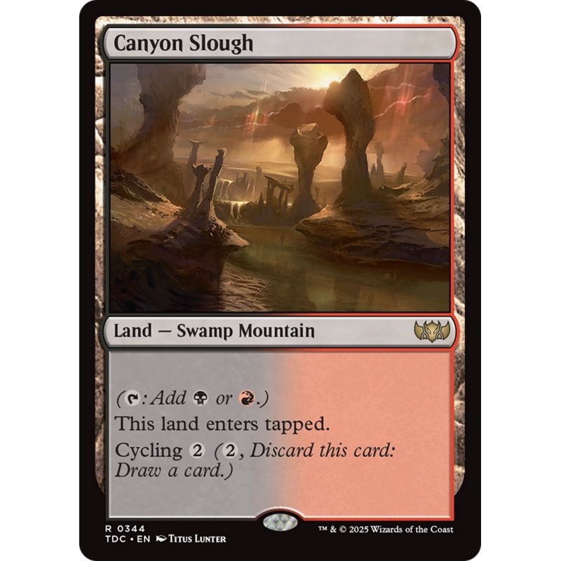 Canyon Slough [Tarkir: Dragonstorm Commander]