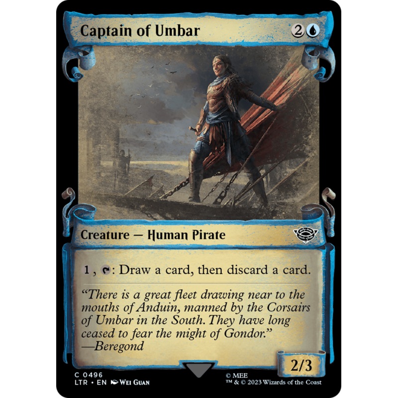 Captain of Umbar [The Lord of the Rings: Tales of Middle-Earth Showcase Scrolls]