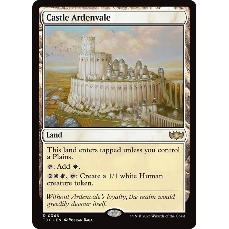 Castle Ardenvale [Tarkir: Dragonstorm Commander]