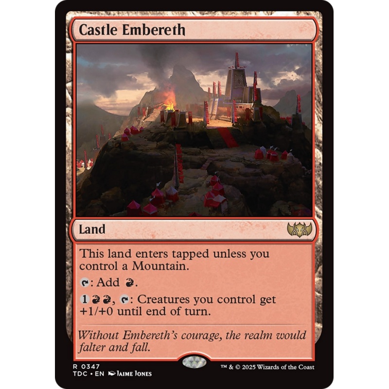 Castle Embereth [Tarkir: Dragonstorm Commander]