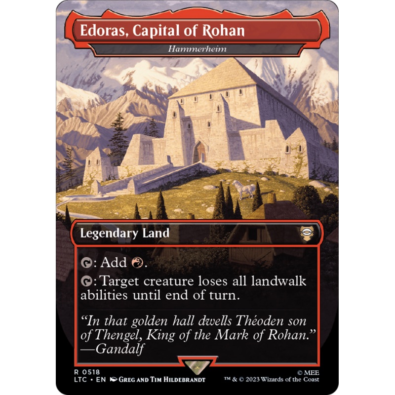 Edoras, Capital of Rohan - Hammerheim (Borderless) [The Lord of the Rings: Tales of Middle-Earth Commander]