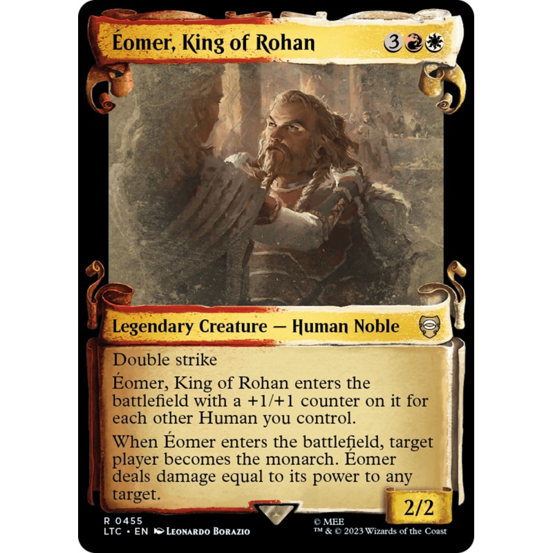 Eomer, King of Rohan [The Lord of the Rings: Tales of Middle-Earth Commander Showcase Scrolls]