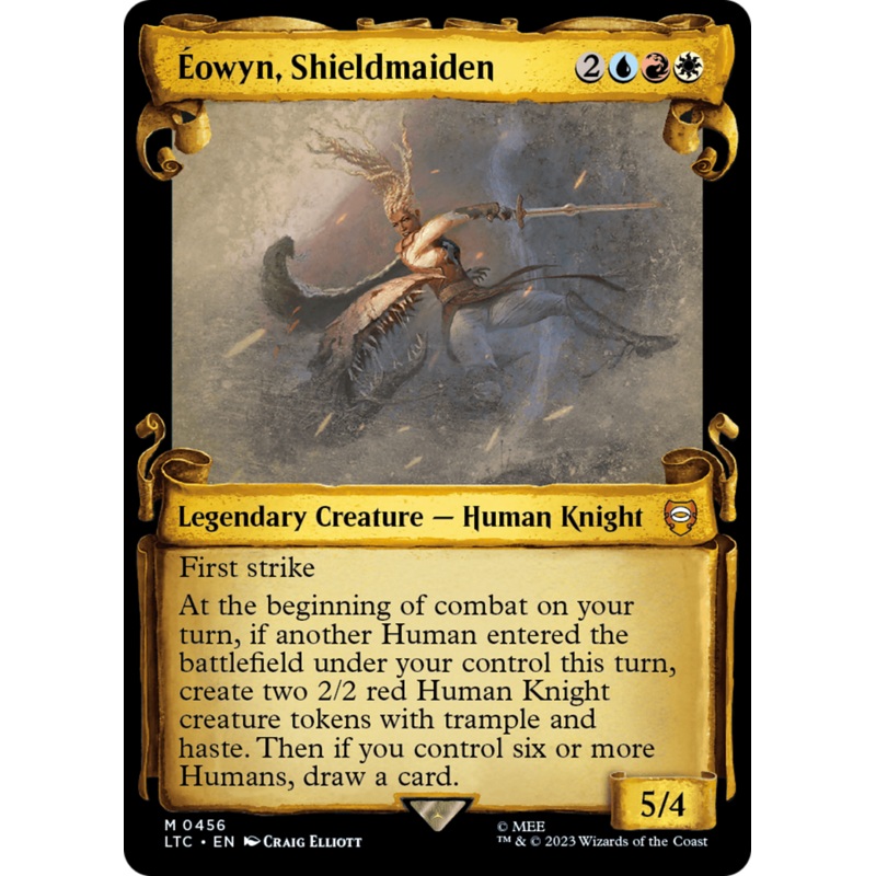 Eowyn, Shieldmaiden [The Lord of the Rings: Tales of Middle-Earth Commander Showcase Scrolls]
