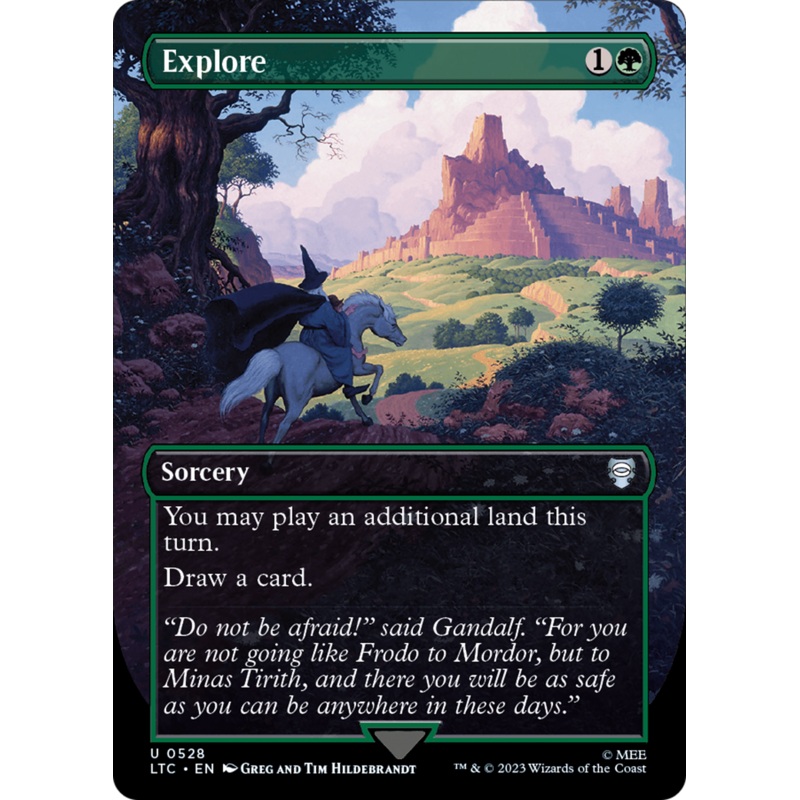 Explore (Borderless) [The Lord of the Rings: Tales of Middle-Earth Commander]