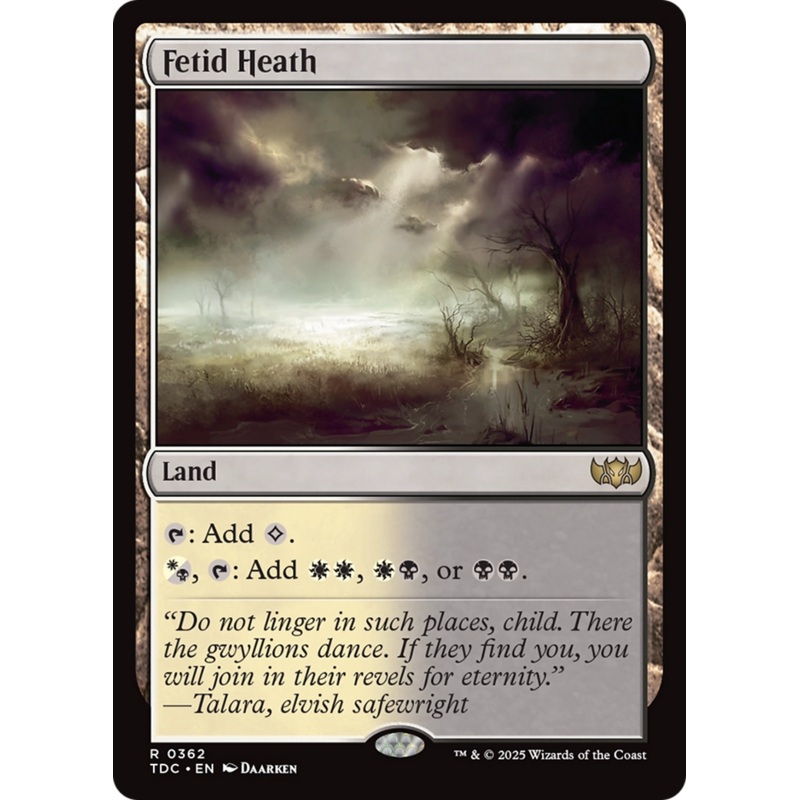 Fetid Heath [Tarkir: Dragonstorm Commander]