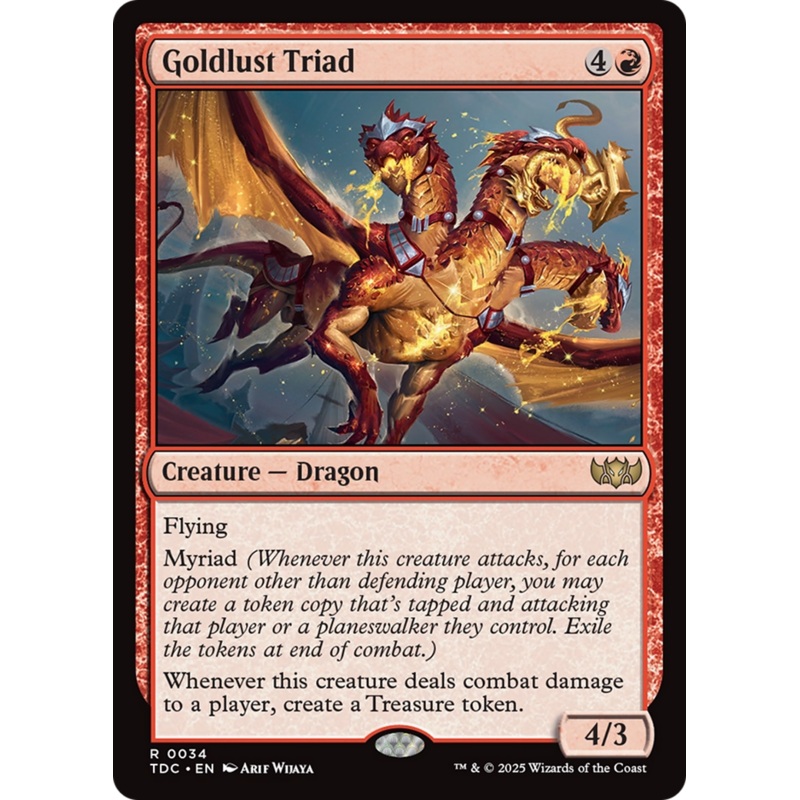 Goldlust Triad [Tarkir: Dragonstorm Commander]
