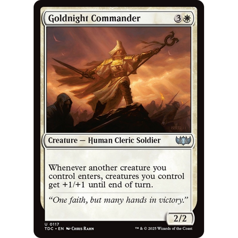 Goldnight Commander [Tarkir: Dragonstorm Commander]