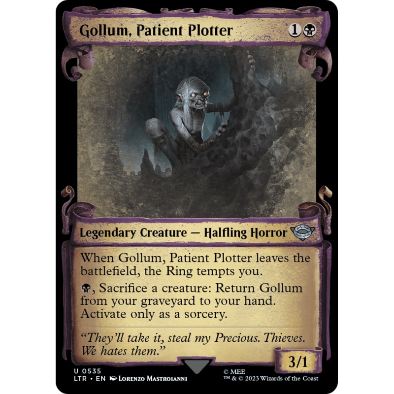 Gollum, Patient Plotter [The Lord of the Rings: Tales of Middle-Earth Showcase Scrolls]