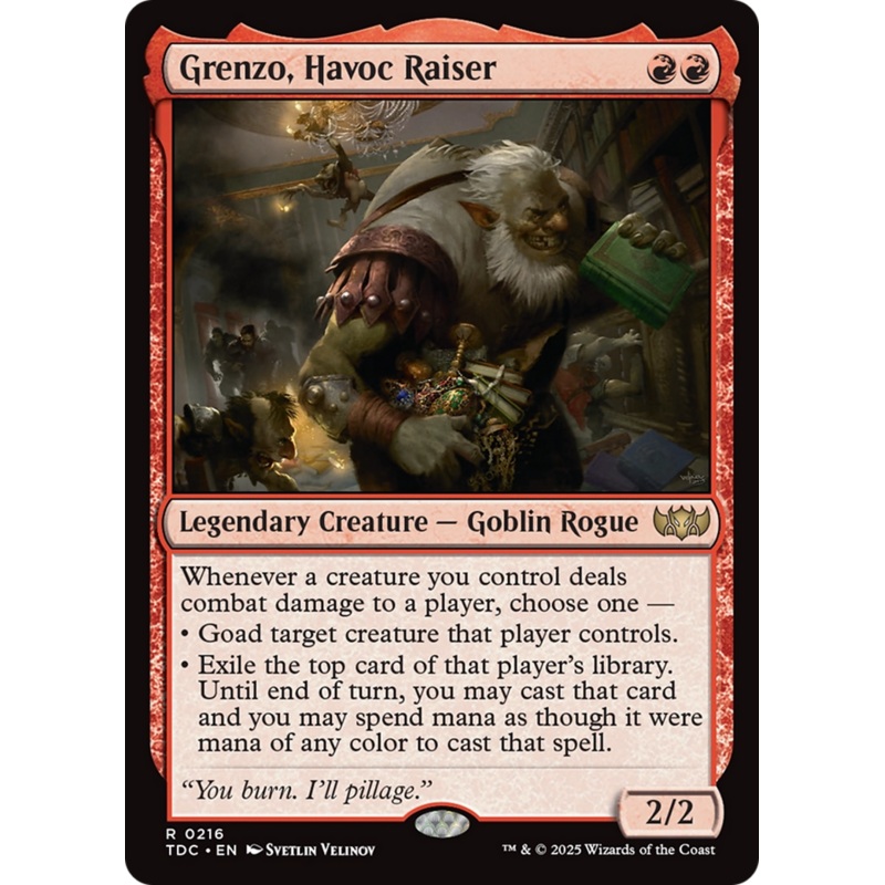 Grenzo, Havoc Raiser [Tarkir: Dragonstorm Commander]