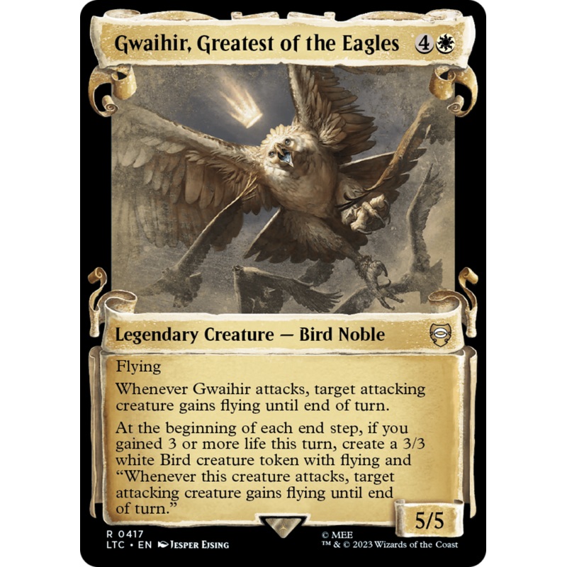 Gwaihir, Greatest of the Eagles [The Lord of the Rings: Tales of Middle-Earth Commander Showcase Scrolls]