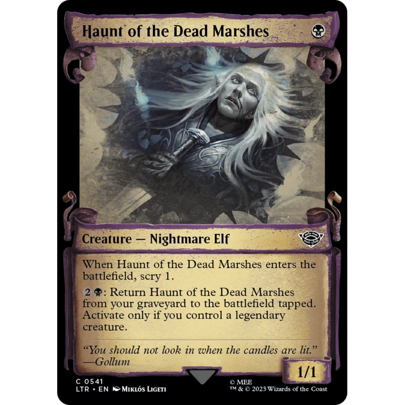Haunt of the Dead Marshes [The Lord of the Rings: Tales of Middle-Earth Showcase Scrolls]