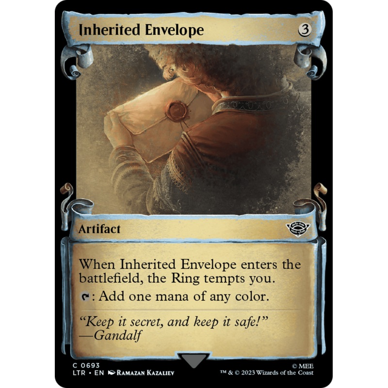 Inherited Envelope [The Lord of the Rings: Tales of Middle-Earth Showcase Scrolls]