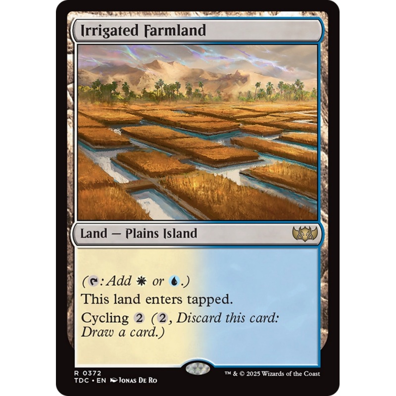Irrigated Farmland [Tarkir: Dragonstorm Commander]