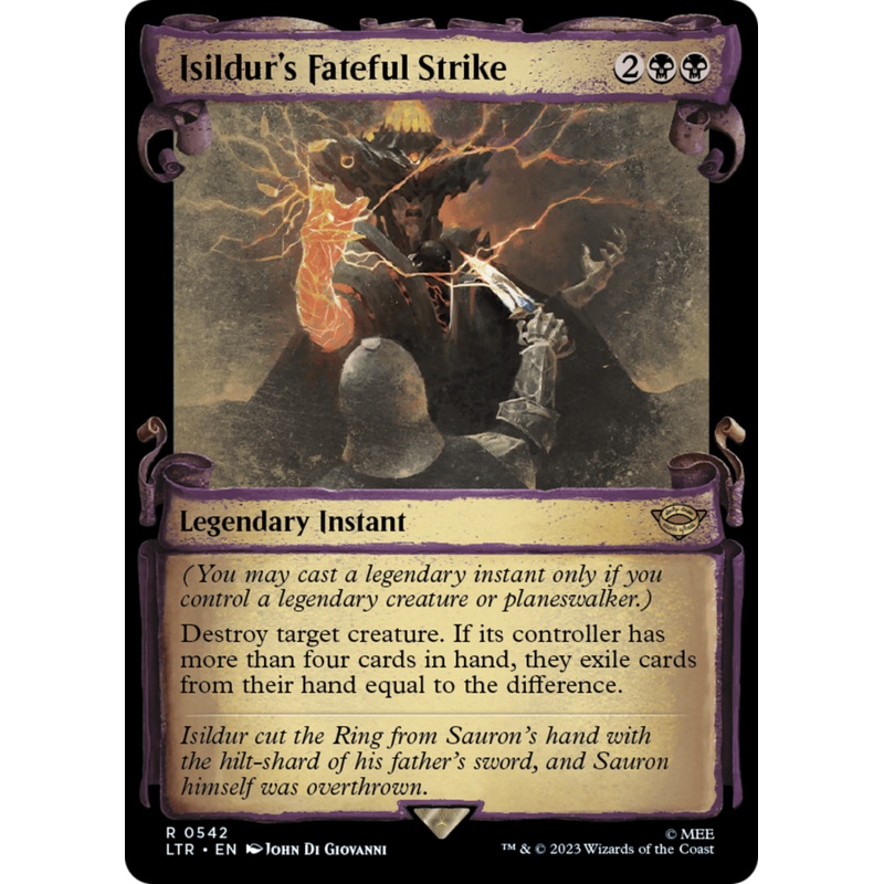 Isildur's Fateful Strike [The Lord of the Rings: Tales of Middle-Earth Showcase Scrolls]