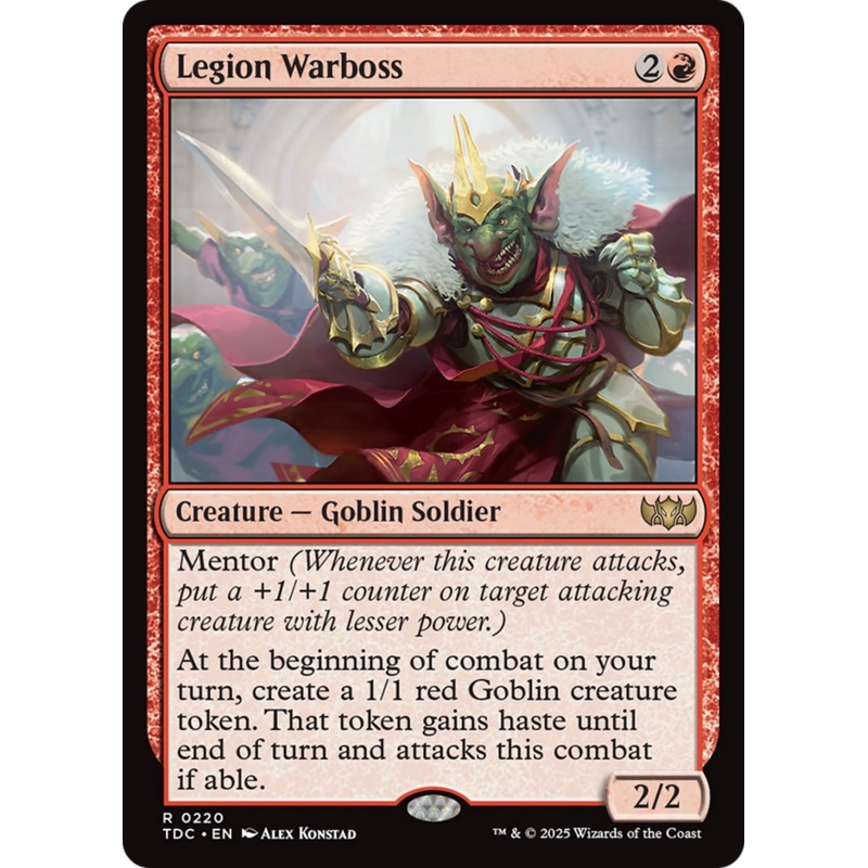 Legion Warboss [Tarkir: Dragonstorm Commander]