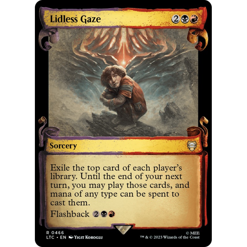 Lidless Gaze [The Lord of the Rings: Tales of Middle-Earth Commander Showcase Scrolls]