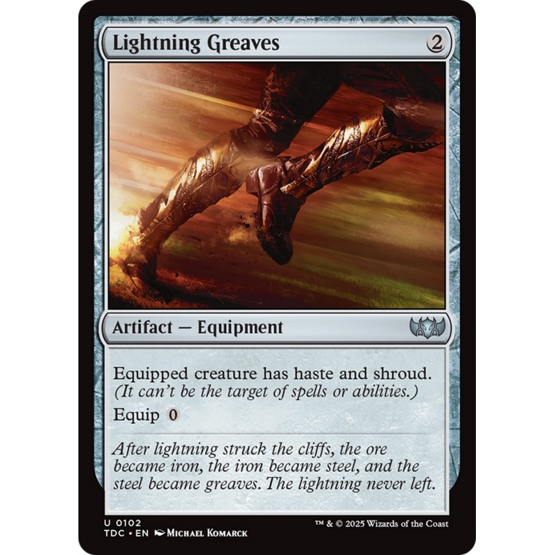 Lightning Greaves [Tarkir: Dragonstorm Commander]
